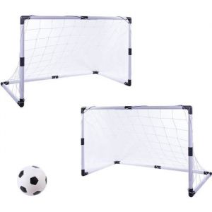 2 Pices Buts de Foot Enfant Buts de Foot Jardin Buts de Football Pliable Cages de Foot Enfant multicolore CAGE DE FOOT