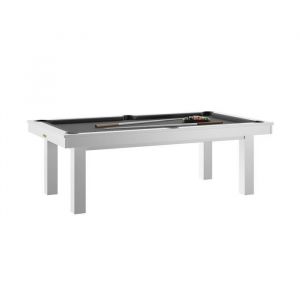 Billard - Rene Pierre - Fabricant Fran&ccedil;ais - Lafite Blanc Drap Slate Grey + Plateaux Table