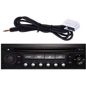 cable aux auxiliaire jack pour autoradio dorigine Peugeot citroen rd4 Skyexpert