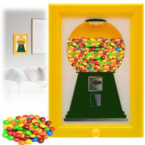 Distributeur de bonbons avec cadre photo distributeur de bonbons pratique cadeau de vacances d&eacute;coration de No&euml;l