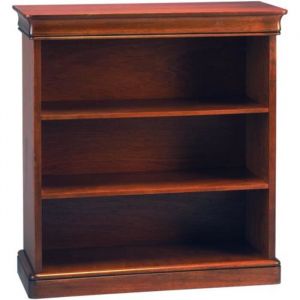 Bibus style Louis Philippe - PEGANE - Rayons fixes - Bois - Laqué - Marron