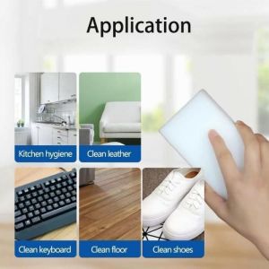 2 &Eacute;PONGES MAGIQUES - &Eacute;PONGE GOMME MAGIQUE M&Eacute;LAMINE - &Eacute;COLOGIQUE ECONOMIQUE SPONGE D&Eacute;TACHANTE POUR &Eacute;LIMINER LES TACHES ET LES