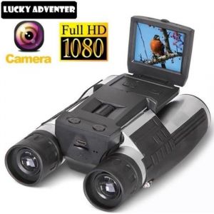 12x32 HD 1080p Appareil photo numérique Jumelles 5MP CMOS USB 2.0  Zoom sur écran Télescope Caméscope Enregistrement Vidéo