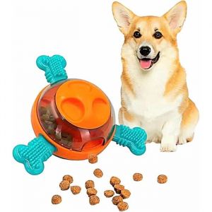 Jouet interactif pour Chien Indestructible - Jeu Intelligence Type Kong - Balle Interactive - Petit Jeux Intelligent doccupation