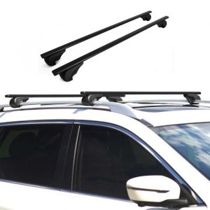 Barres de toit Transversales pour Citroen C4 Grand Picasso 2006-2013 Fer Noir