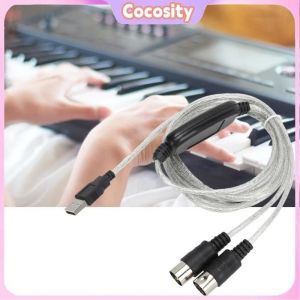 Cocosity Câble USB Midi Câble Midi Usb Câble Midi Vers Usb Câble Midi Pvc Adaptateur Cordon Midi Vers informatique dalimentation