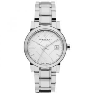 Montre femme BURBERRY CITY BU9100. Date. 50. Argen