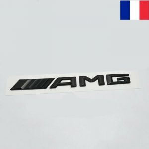 Sticker Bagde Mercedes AMG Noir 3D Embl&egrave;me Logo Coffre