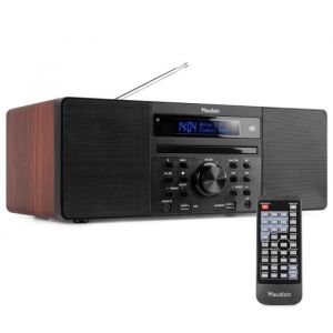 Radio DAB+ et lecteur CD Audizio Prato avec Bluetooth - Noir