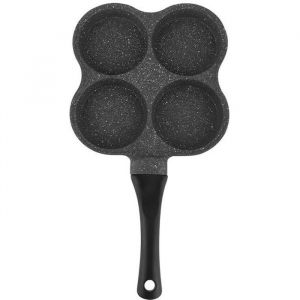 Po&ecirc;le &agrave; frire Po&ecirc;le &agrave; cr&ecirc;pes 4 trous Cuiseur &agrave; &oelig;ufs Petits d&eacute;jeuners pour &oelig;ufs frits Cr&ecirc;pes &agrave; lomelette