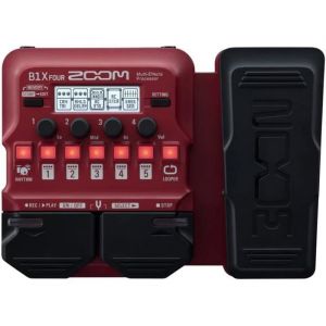 Zoom B1X FOUR Multieffet pour basse avec p&eacute;dale dexpression