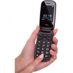 Téléphone portable - TTFONE - Tt750 - Clapet - Gros boutons - Bluetooth - Station de chargement incluse
