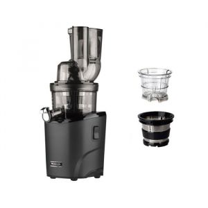 Kuvings - Extracteur de jus REVO830 + kit sorbet & smoothie - Double embouchure Syst&egrave;me de d&eacute;coupe automatique - Noir
