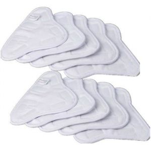 Lingettes Microfibres - H2O MOP X5 - Lot de 10 - Nettoyage &agrave; la vapeur