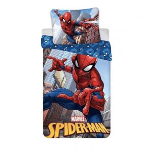 Parure de lit - SPIDERMAN - R&eacute;versible - 100% coton - 100x135cm - Chambre enfant