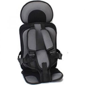 Breeze-Enfant Si&egrave;ge Auto Si&egrave;ge de Voiture pour Enfants de 3-12 Ans Gris Fonce+Noir