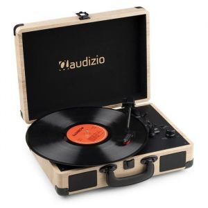 Platine Vinyle - AUDIZIO - RP116LW - Bluetooth IN & OUT - Haut-Parleurs Intégrés - Vintage