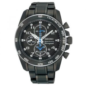 Montre Homme Seiko Sportura SNAE77 Acier Noire