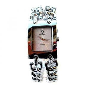MONTRE WATCH FEMME ARGENT BRACELET CHAÎNE BIJOUX