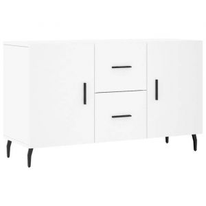 &ldquo;SALE 2025&rdquo;Buffet bas salon - Classique - Commode Buffet blanc 100x36x60 cm - Bois ding&eacute;nierie chill544327