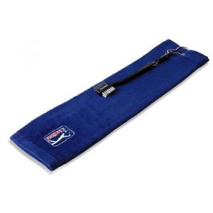 PGA TOUR Pack de Brosse et Serviette de Golf - Bleu et Noir