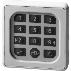 Somfy 9000028 Clavier à code pour motorisation de portail IP54 IP68 montage apparent (en saillie)