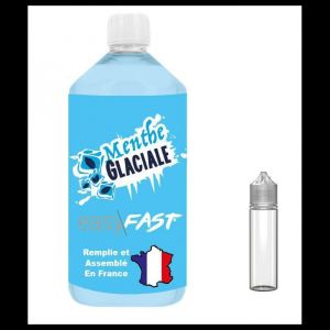 E liquide Menthe glaciale 0 mg easy/fast- 230 ml - 50/50 MPGV/VG - arôme naturel  + 1 chubby 60ml