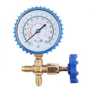 Manomètre de pression de recharge de réfrigérant de climatisation adapté pour R410A R22 R134A R404A
