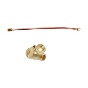 Tuyau échappement compresseur air 400 mm clapet anti-retour 3 voies alliage zinc pièce rechange durable