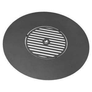 Plaque de cuisson avec grille pour braséro en acier Ø 82 cm - Avec 4 anses Avec 4 Anses