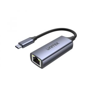 Adaptateur USB-C vers Gigabit Ethernet - UNITEK - Power Delivery 100W - 5 Gbps - Rétrocompatible USB 2.0/1.1