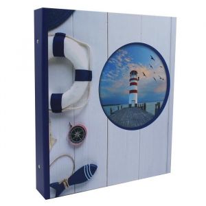 Classeur photo - Ceanothe - Optimo - 400 photos - 115x15 cm - Couverture voyage