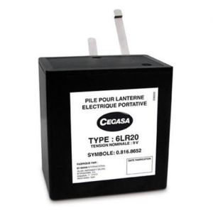 Cegasa - Pile alcaline 6LR20 Cegasa 9V 15Ah-Cegasa