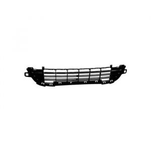Grille pare-choc avant centrale inférieure noire et chrome Peugeot 207 depuis 2009
