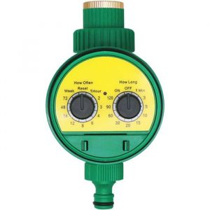 Programmateur darrosage automatique AIMOONSA &ndash; Minuterie &eacute;tanche G3/4 &eacute;cran LED multi-cycles
