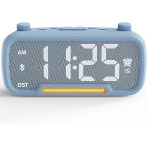 Radio R&eacute;veil Ados Pour La Chambre &Agrave; CoucherR&eacute;veil Matin Avec Radio Fm Enceinte Bluetooth Port De Chargement Usb & Type C Veilleuse