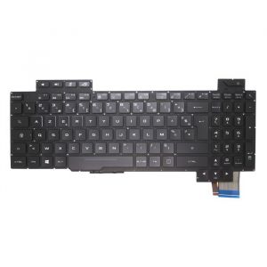 CLAVIER FRAN&Ccedil;AIS AZERTY POUR ASUS ROG GL703V / GL703VD / GL703VM / GL703G / GL703GE / GL703GS / GL703GM + r&eacute;tro - NOTE-X