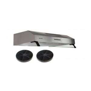 Hotte Casquette 60 cm Inox - Double moteur 200 Watts  - 435 m3/h