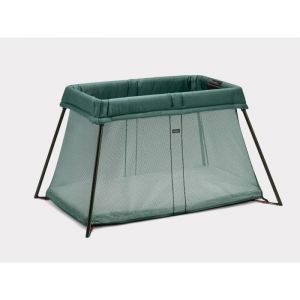 Lit Parapluie - BABYBJORN - Light - Vert - Matelas doux - Poids 6kg