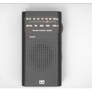 Radio Portable Poste Radio Transistor Radio de Poche Petite FM AM Radio et Haut-Parleur Excellente Réception