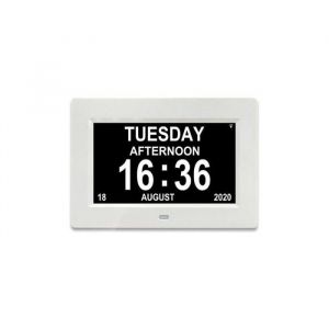 Lcd Horloge Numrique Calendrier Avec Date Horloge Calendrier Avec Date Jour Et Heure Horloge Alzheimer Horloge Pour Les Odipie