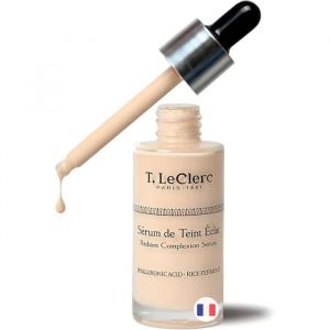 T. LeClerc S&eacute;rum Teint&eacute; Anti-&Acirc;ge 30ml - N&deg;1 Ivoire - Fond de Teint L&eacute;ger &agrave; lAcide Hyaluronique - Effet Seconde Peau Lumineux