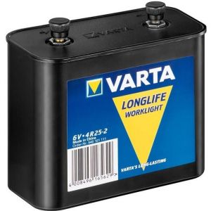 PILE BLOC D ALIMENTATION LONGLIFE 4R25-2 (540) Zinc batterie de chlorure 6 V VARTA
