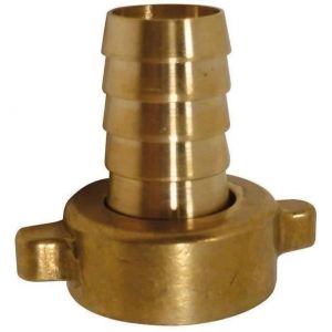 RACO - Raccord nez de robinet en laiton cannelé - à oreilles - Nez  19 mm - 20x27 - x2