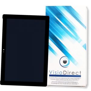 Ecran complet pour Asus Zenpad 10 Z300-6B001A noir 10.1 tablette vitre tactile + Ecran LCD - Visiodirect