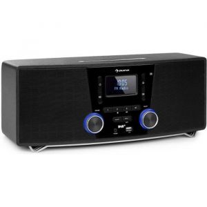 Cha&icirc;ne HiFi - AUNA - Stockton - DAB+ FM - Lecteur CD - Bluetooth - Noir