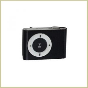 Cocosity 1 Mini portable USB MP3 lecteur Mini Clip mp3 Sport Sport compact Metal Mot Mp3 Music Player With Tf Card son mp4 Noir