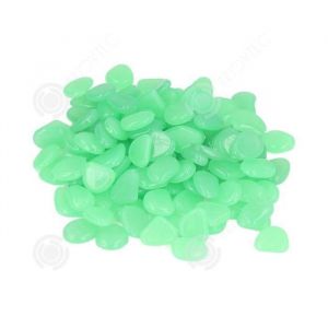 INN Galet lumineux cailloux 100 pièces pierres lumineuses gravier lumineux pavés herbe de jardin décoration de récipient de