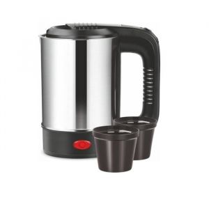 Bouilloire &Eacute;lectrique - Sans Marque - 24V 0.5L 250W - Acier Inoxydable - 2 Tasses - Prise Allume-cigare