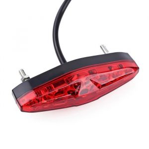 TMISHION Feu stop stop 12V 15 LED Arrêt De Frein De Moto En Cours Dexécution Feu Arrière Feu Arrière VTT Dirt Bike Universel